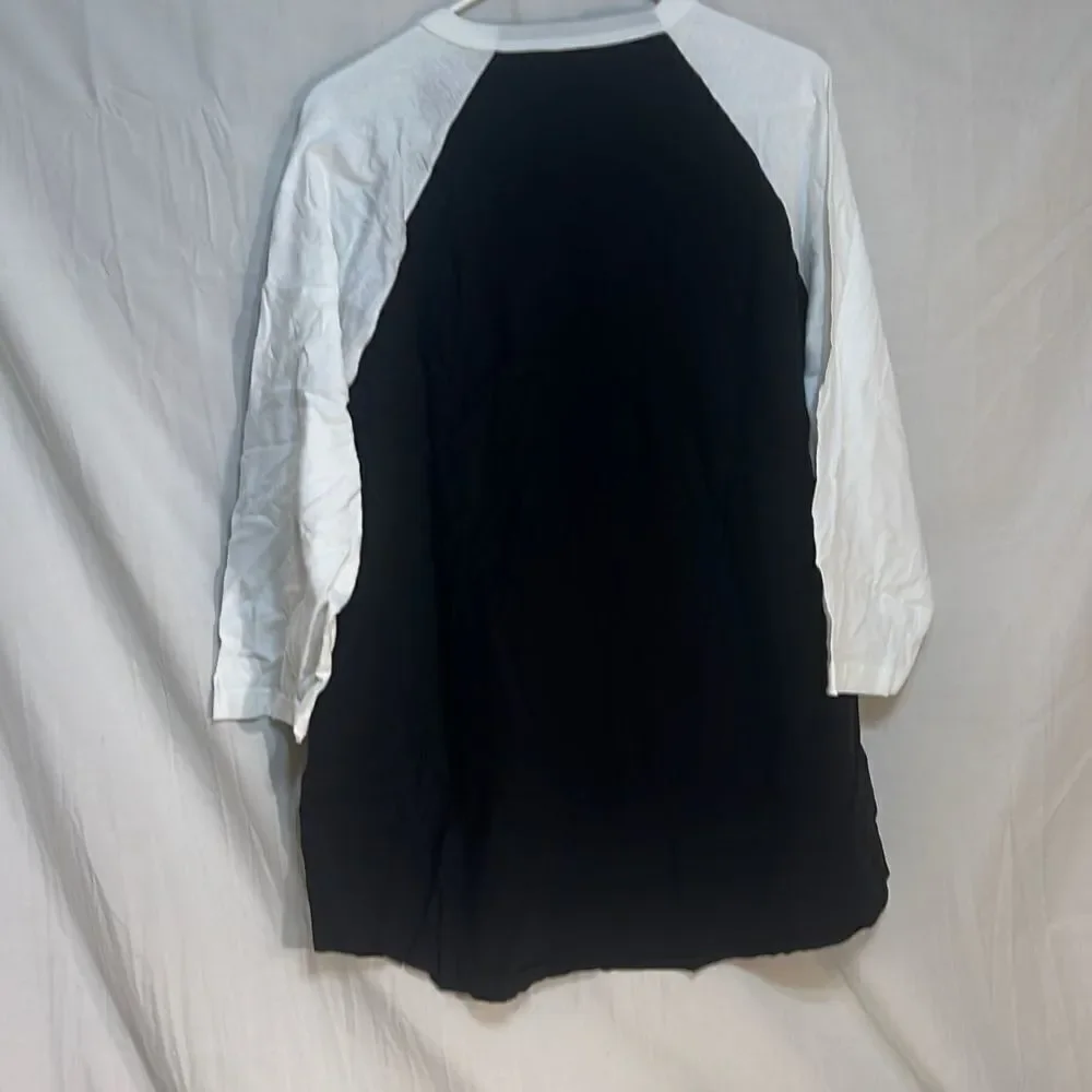 Nirvana Smiley Raglan band concert T-shirt NWT‎